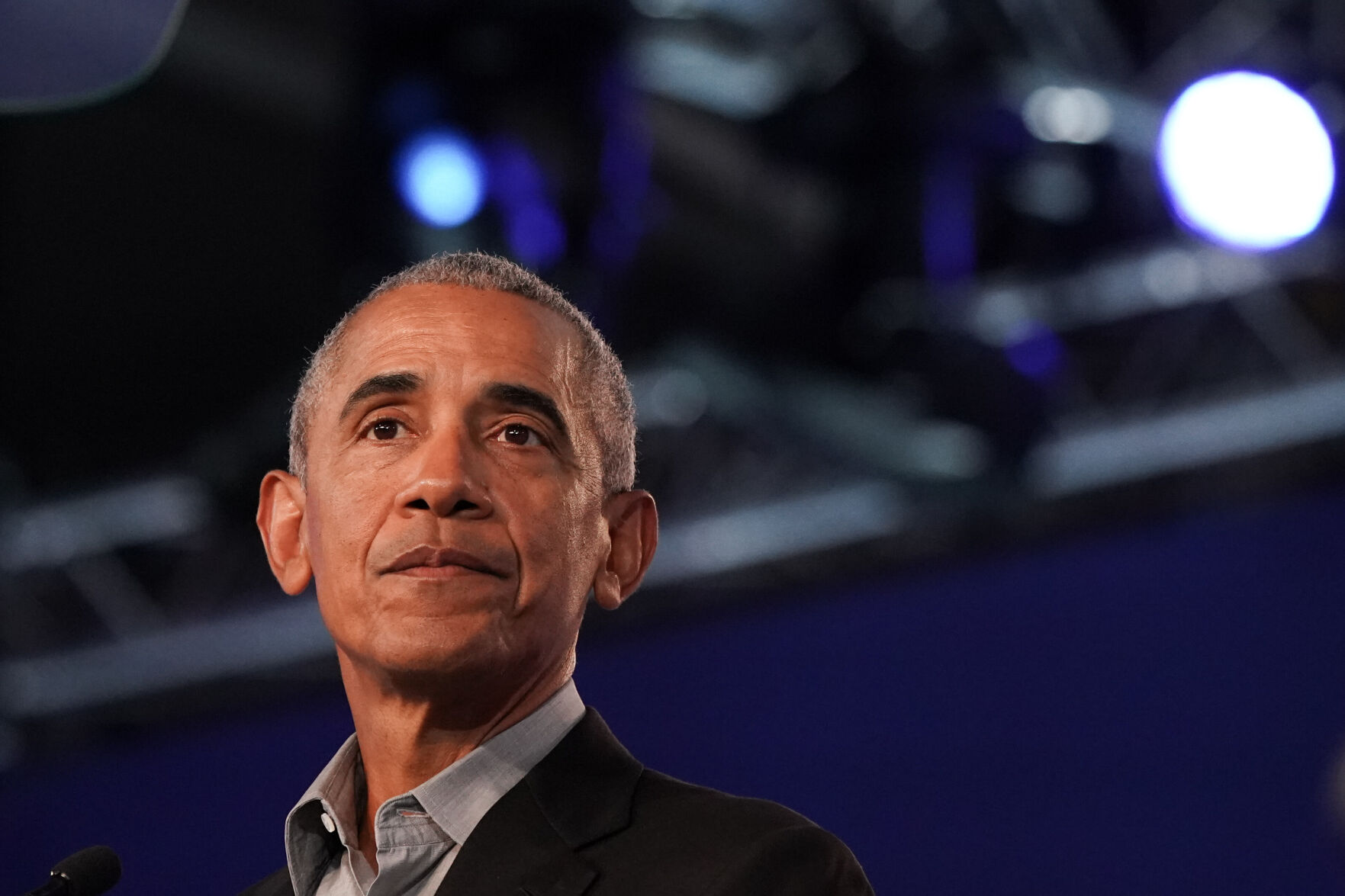 Obama warns of 'malevolence' aimed at democracy in Democratic fundraiser speech
